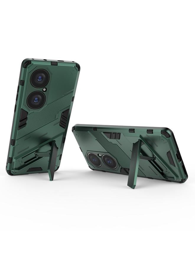 Zaboon Case For Huawei P50 Pro Punk Armor 2 in 1 PC + TPU Shockproof Case with Invisible Holder - Image 4