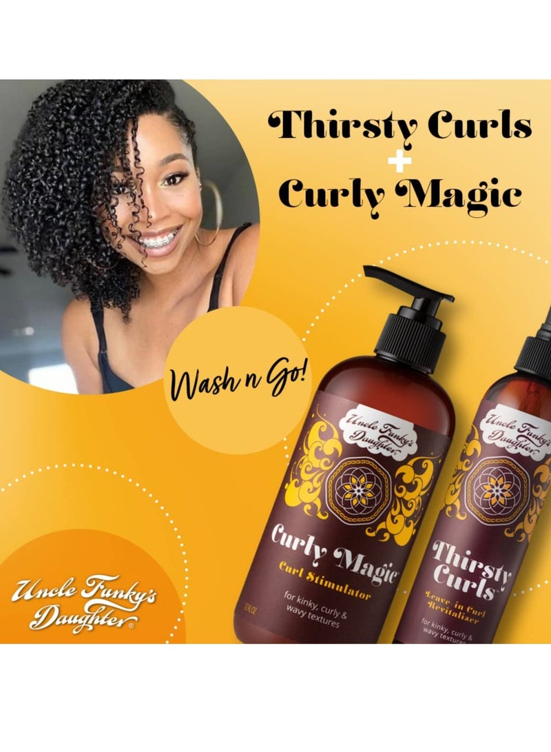 Uncle Funky's Daughter Uncle Funky's Daughter Thirsty Curls Leave-In Curl Revitalizer - Image 4