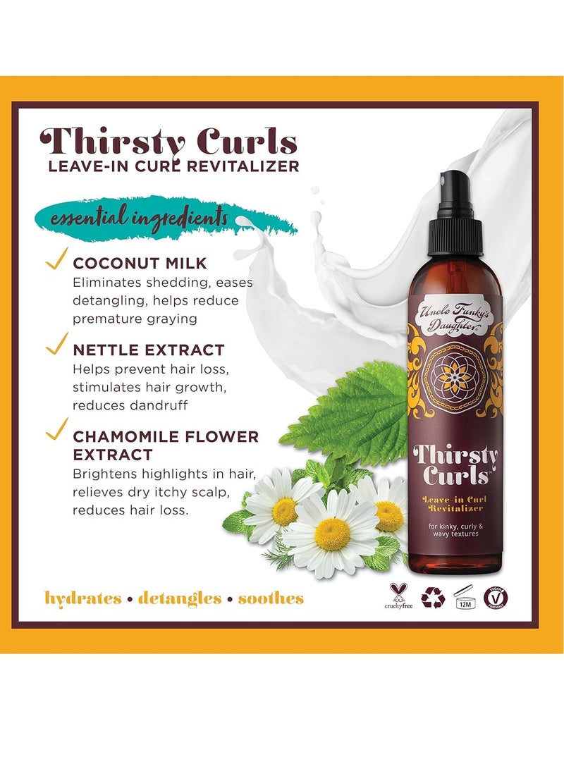 Uncle Funky's Daughter Uncle Funky's Daughter Thirsty Curls Leave-In Curl Revitalizer - Image 2