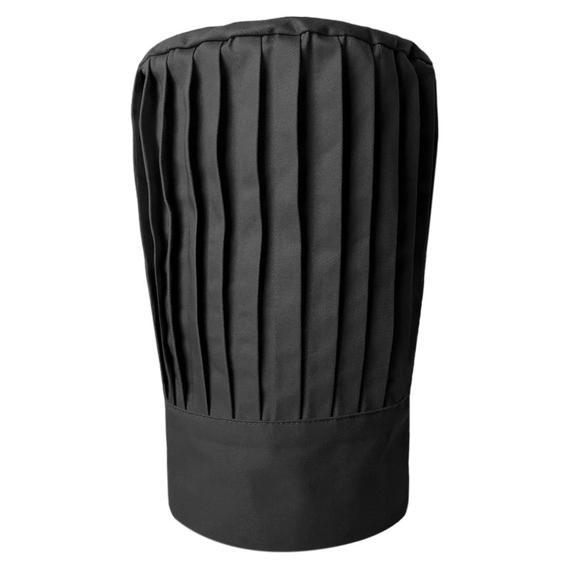 SUNRISE Black Tall Chef Hat - Image 1
