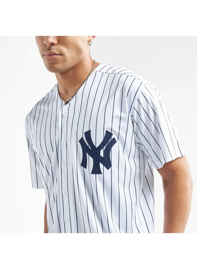 Splash FAV New York Yankees Striped Baseball Shirt