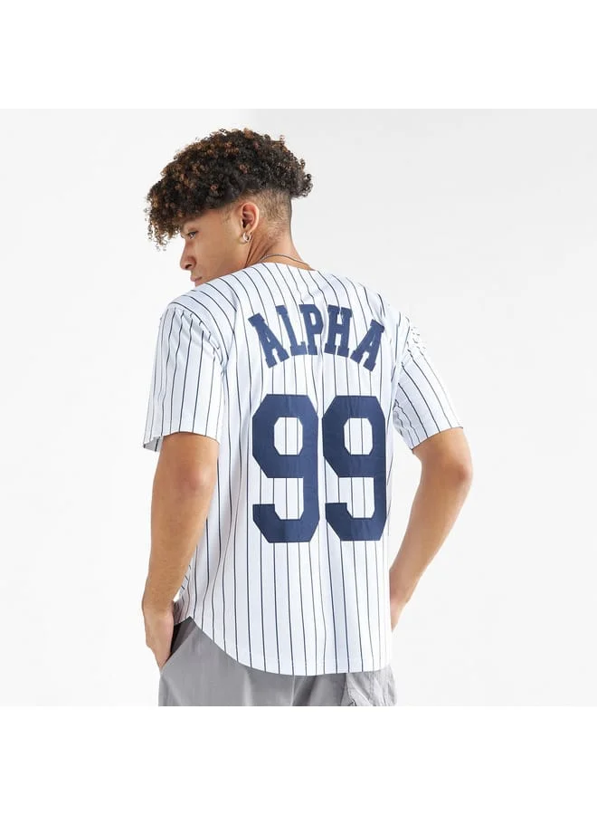 Splash FAV New York Yankees Striped Baseball Shirt