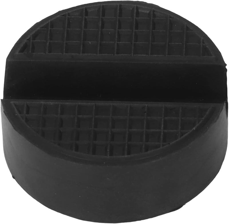 2PCS Circular Rubber Jack Pad Adapter, Universal Slotted Car Jack Stand Lifting Protector, with Slot Design for Vehicle Frame Compatibility, Durable Rubber Material for Long Lastin - Image 3