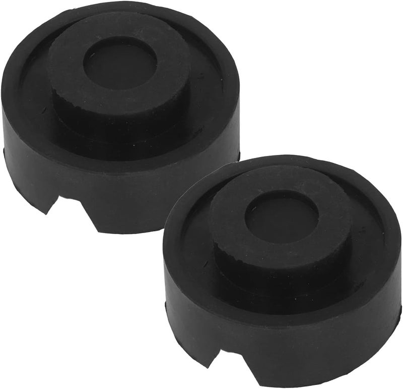 2PCS Circular Rubber Jack Pad Adapter, Universal Slotted Car Jack Stand Lifting Protector, with Slot Design for Vehicle Frame Compatibility, Durable Rubber Material for Long Lastin - Image 2