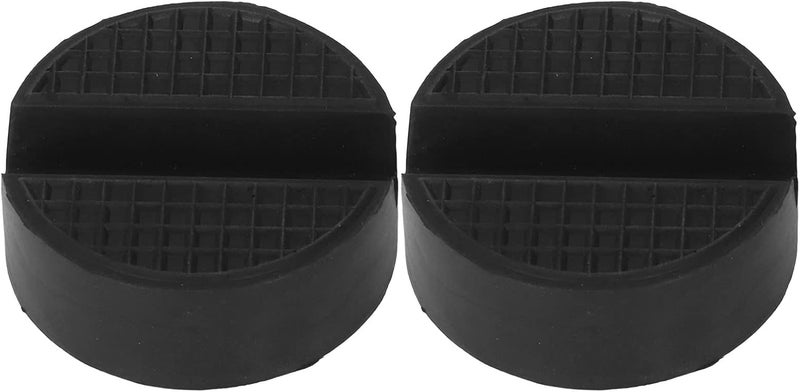 2PCS Circular Rubber Jack Pad Adapter, Universal Slotted Car Jack Stand Lifting Protector, with Slot Design for Vehicle Frame Compatibility, Durable Rubber Material for Long Lastin - Image 5