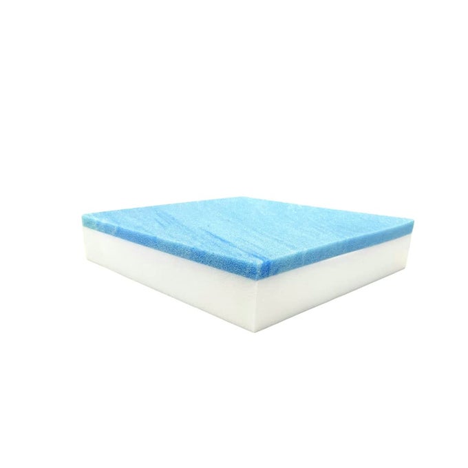 3 x 24 x 24 Gel Memory Foam Upholstery Square Cushion Medium Firm Chair Wheelchair Seat Cushion Replacement Square Foam Dining Chairs Couch Sofa Rubber Padding