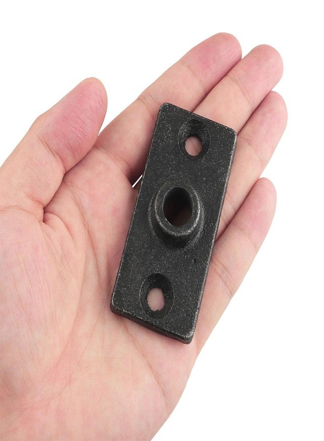 WHYHKJ 4PCS Ceiling Flange Hanger Plate 1/2inch 3 Hole Connector Hook Plate Spacer Stopper Accessory Can be used in industrial shelves Bottles Curtain Rods Vases Tables Mailboxes - Image 5