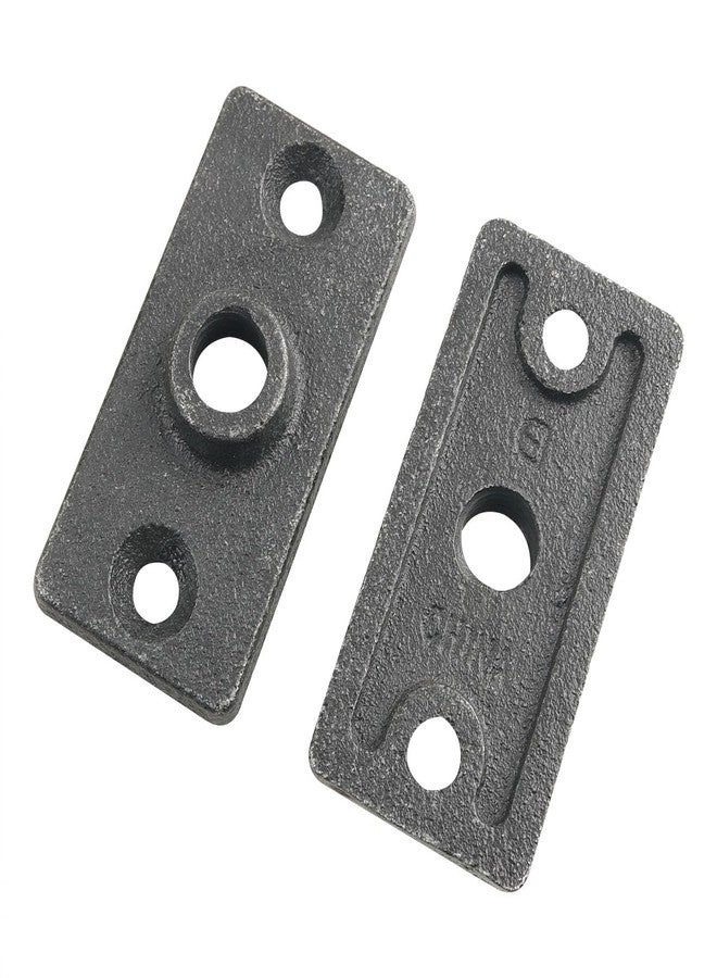 WHYHKJ 4PCS Ceiling Flange Hanger Plate 1/2inch 3 Hole Connector Hook Plate Spacer Stopper Accessory Can be used in industrial shelves Bottles Curtain Rods Vases Tables Mailboxes - Image 4