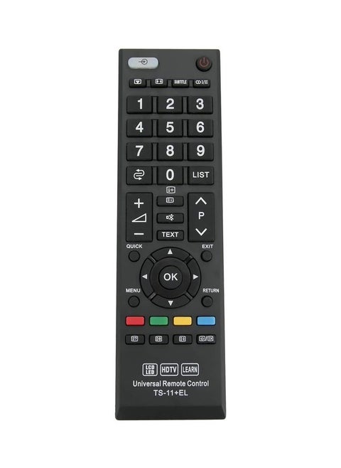 Remote Control For Almost All Toshiba Television Sets Black