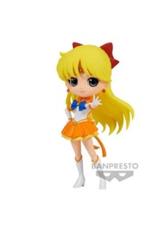Bandai Banpresto Sailor Moon Cosmos the Movie Q posket ETERNAL SAILOR VENUS (Ver.A)  - Image 1