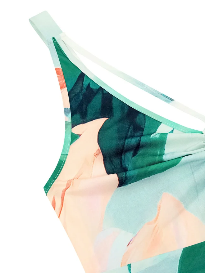 Take Two Take Two Allover Plant Print Cami Jumpsuit