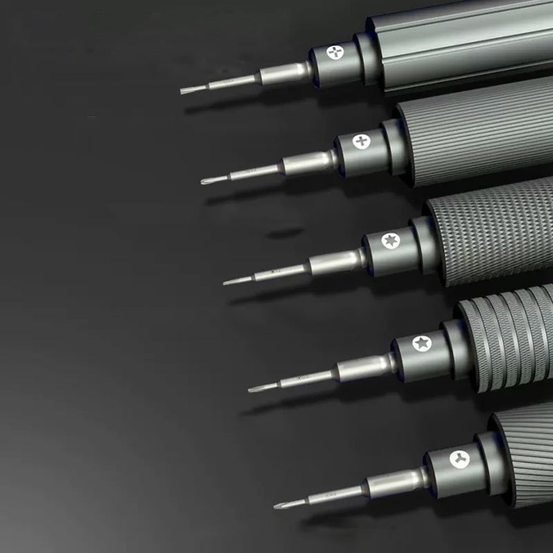 MECHANIC Screwdriver Set 6-Piece 0.6-2.5 Mg Silicon Alloy Chromium Vanadium Steel - Strong Magnetic Bits Precision Phone Screwdriver Set for Repair - Image 4