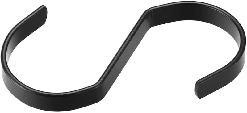 خطافات متعددة الاستخدام من سبائك الألومنيوم 4 قطع أسود 100 × 40 × 10 مم للمطبخ الحمام غرفة النوم المكتب - Image 2