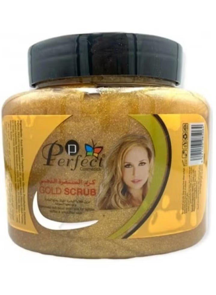 برفكت قناع طين الوجه والجسم بنكهة الشوكولاتة  ٥٠٠ مل , برفكت  مقشر الوجه  بخلاصة الخوخ ٥٠٠ مل بالإضافة إلى برفكت مقشر الذهب  ٥٠٠ مل - Image 4