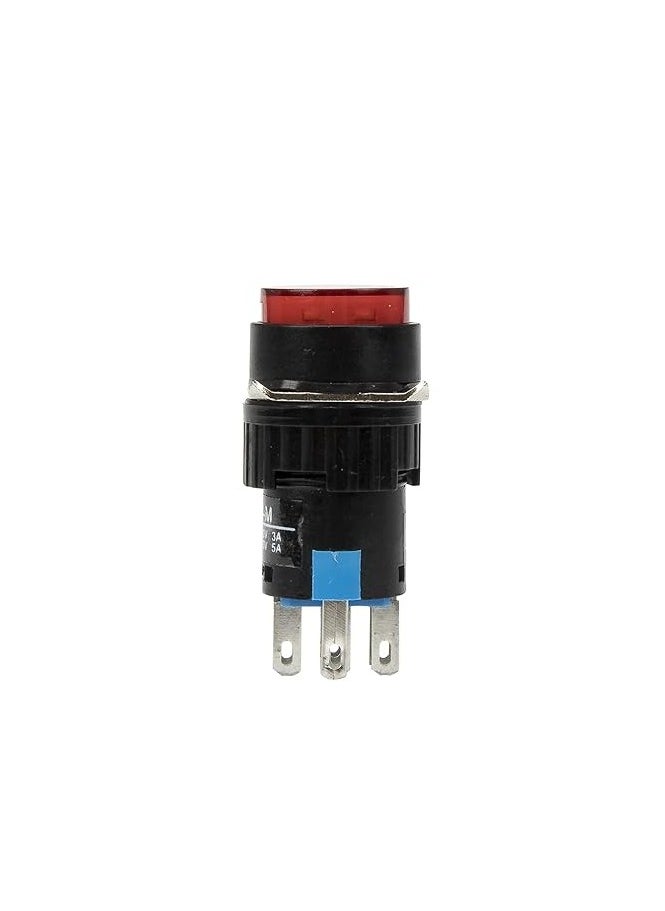 KNP AL6-M 12V 5 Pin Reset Red switch is a robust momentary push button switch designed for reset operations in low voltage circuits With its vibrant red cap and 5 pin design it ensures secure connections and reliable operation.