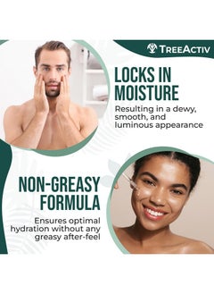 TreeActiv TreeActiv Oil-Free Advanced Skin Repair Serum, 2 oz, Pure Hyaluronic Acid Serum for Face, Serums for Skin Care, Hyaluronic Acid Face Serum for Women, Hydrating Wrinkle Serums and Facial Serums  - Image 3