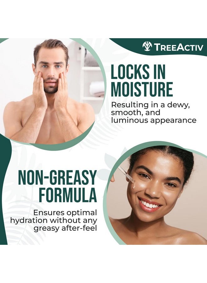 TreeActiv TreeActiv Oil-Free Advanced Skin Repair Serum, 2 oz, Pure Hyaluronic Acid Serum for Face, Serums for Skin Care, Hyaluronic Acid Face Serum for Women, Hydrating Wrinkle Serums and Facial Serums  - Image 3