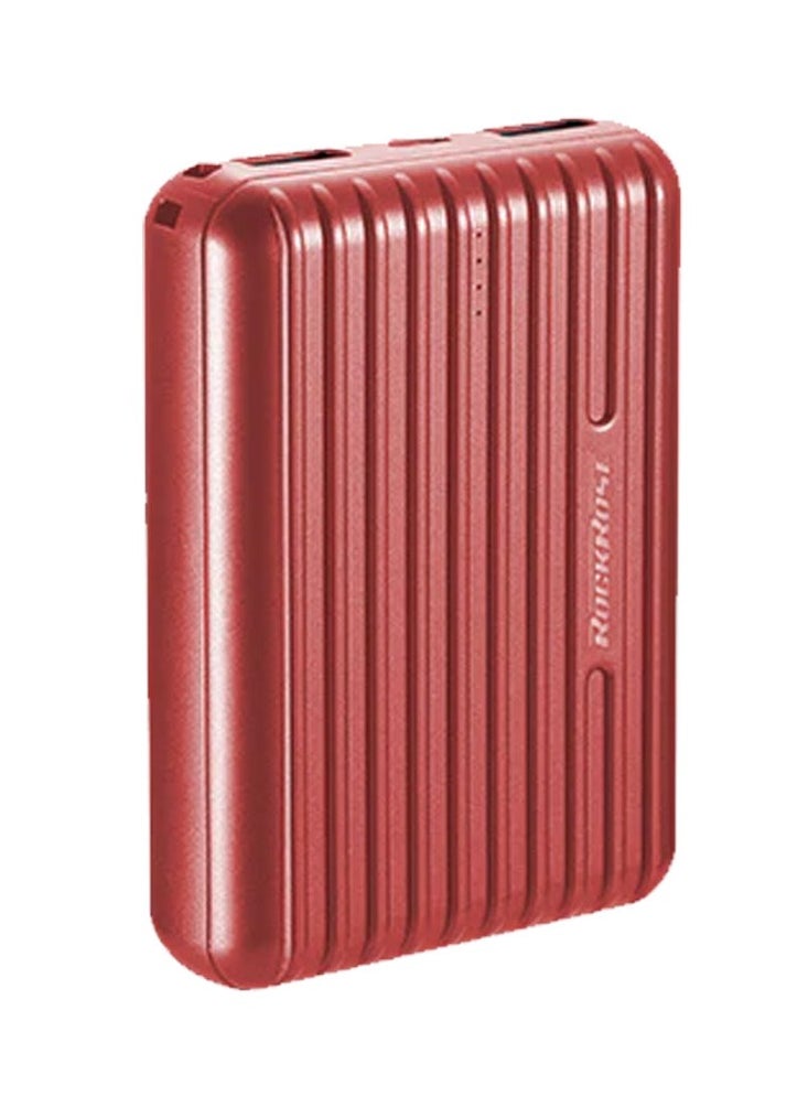 ROCKROSE - RRPB07R ANDES 10S 10000mAh Super Tramp Power Bank Power Indicator, Ultra-Compact and lightweight, Multi-Protection, 2.1A Fast Charge to your phone or other essential devices while on the go. - Image 1