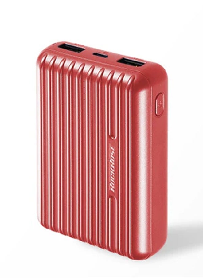 ROCKROSE - RRPB07R ANDES 10S 10000mAh Super Tramp Power Bank Power Indicator, Ultra-Compact and lightweight, Multi-Protection, 2.1A Fast Charge to your phone or other essential devices while on the go. - Image 1
