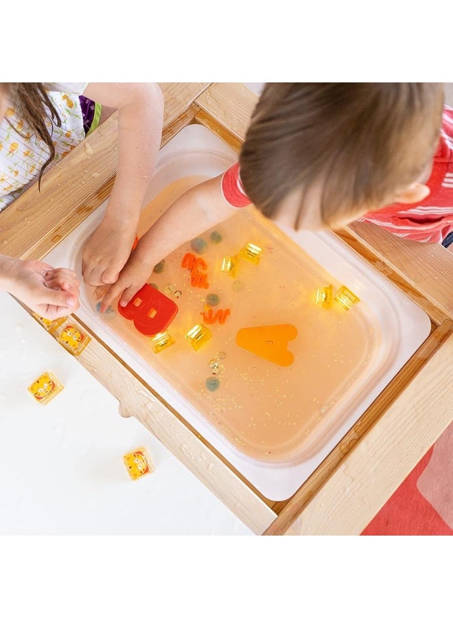 Glo Pals x Daniel Tiger's Neighborhood Water-Activated Light-Up Cubes for Sensory Play - Image 5