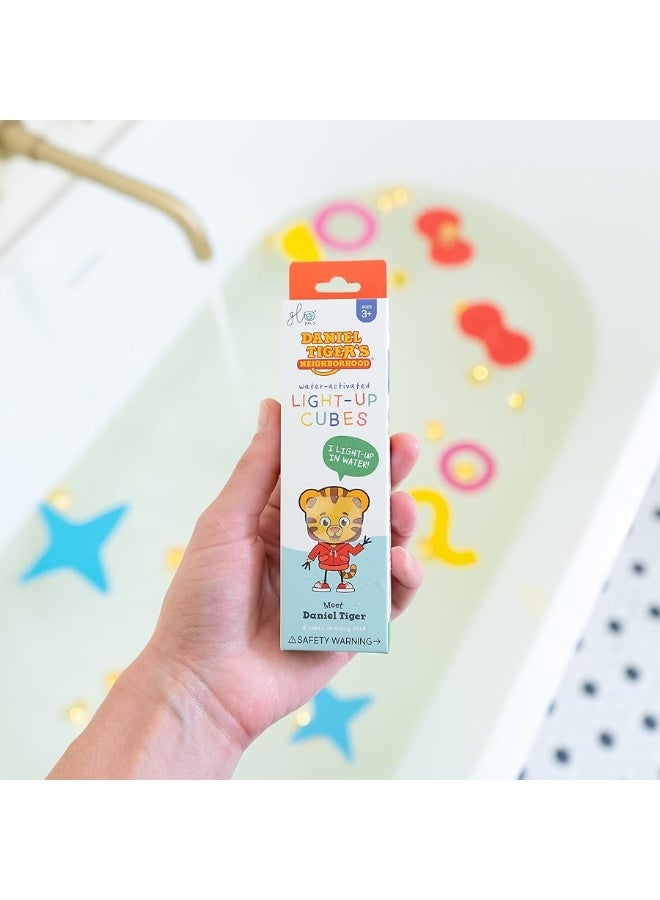Glo Pals x Daniel Tiger's Neighborhood Water-Activated Light-Up Cubes for Sensory Play - Image 3