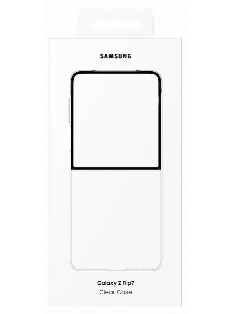 Samsung Galaxy Z Flip7 Clear Case - - Image 1