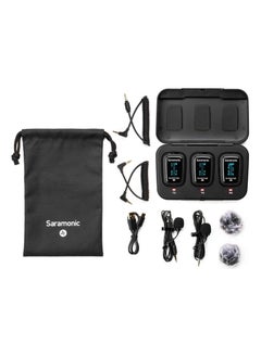 Saramonic Blink 500 Prox B2 / 2-Person Wireless 2.4GHz Clip-On Microphone System with Lavaliers (BLINK500PROXB2),Black  - Image 3