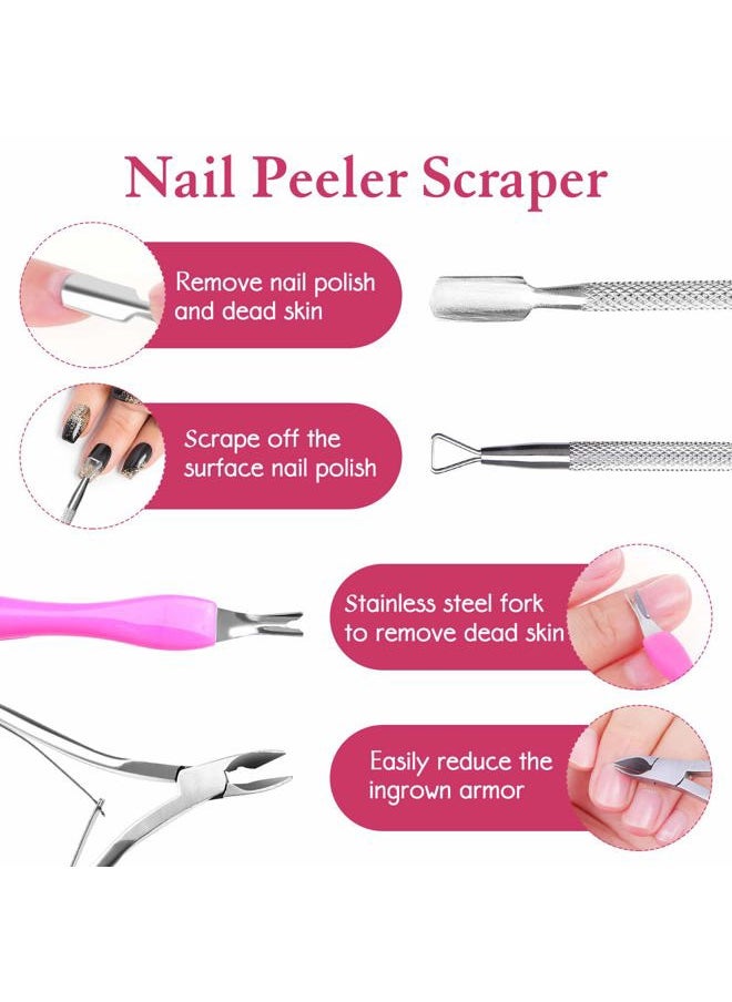 anezus - Gel Polish Remover Kit, Anezus 1045pcs Gel Nail Polish Remover Tools with Nail Clips, Nail Wipes, Cuticle Pusher and Cutter, Nail Buffer and Files for Acetone Acrylic Nail Remover - Image 1