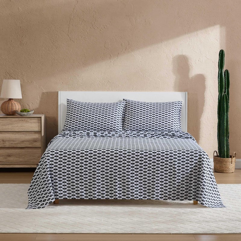 Wrangler - Twin Bed Sheets  Ultra-Soft & Lightweight Bedding with Matching Pillowcase  Lightweight Bed Set for All Season Comfort  Oeko-Tex Certified (Blaze Black) - Image 2