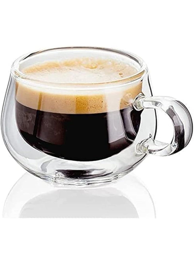 Double Layered Coffee Mug Clear - Image 1