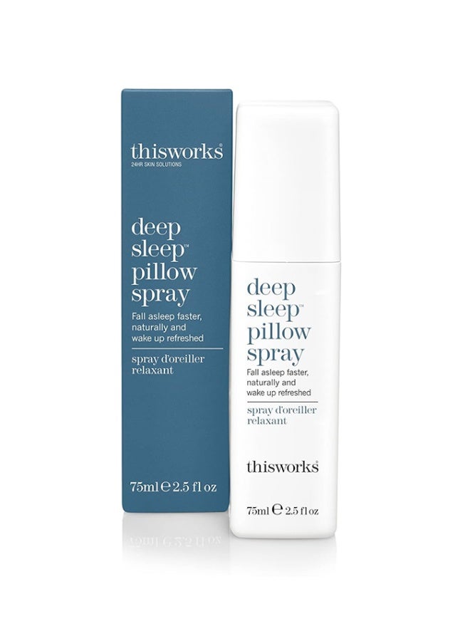 This Works Deep Sleep Pillow Spray, The Award Winning Natural Pillow Spray, Backed by Science, Infused with Lavender, Camomile and Vetivert, 75ml - Image 1