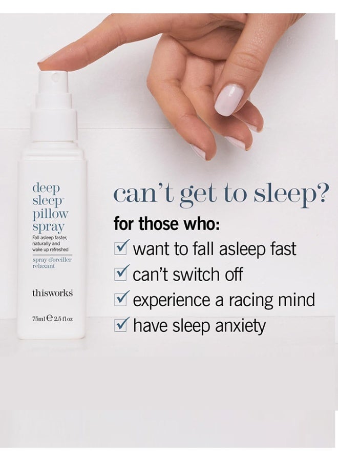 This Works Deep Sleep Pillow Spray, The Award Winning Natural Pillow Spray, Backed by Science, Infused with Lavender, Camomile and Vetivert, 75ml - Image 3