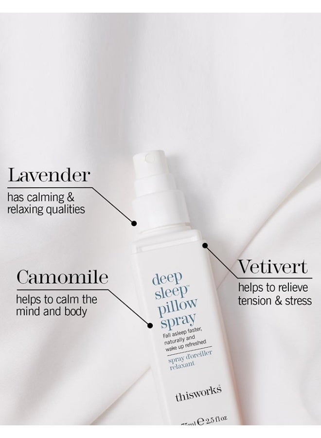 This Works Deep Sleep Pillow Spray, The Award Winning Natural Pillow Spray, Backed by Science, Infused with Lavender, Camomile and Vetivert, 75ml - Image 2