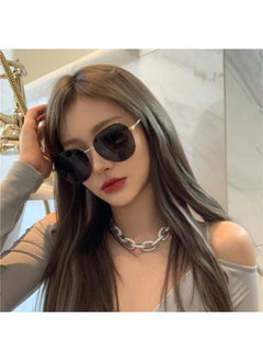 New Fashion High-end Sunglasses Women's Big Face Slimming Driving Special Sunglasses Uv Protection