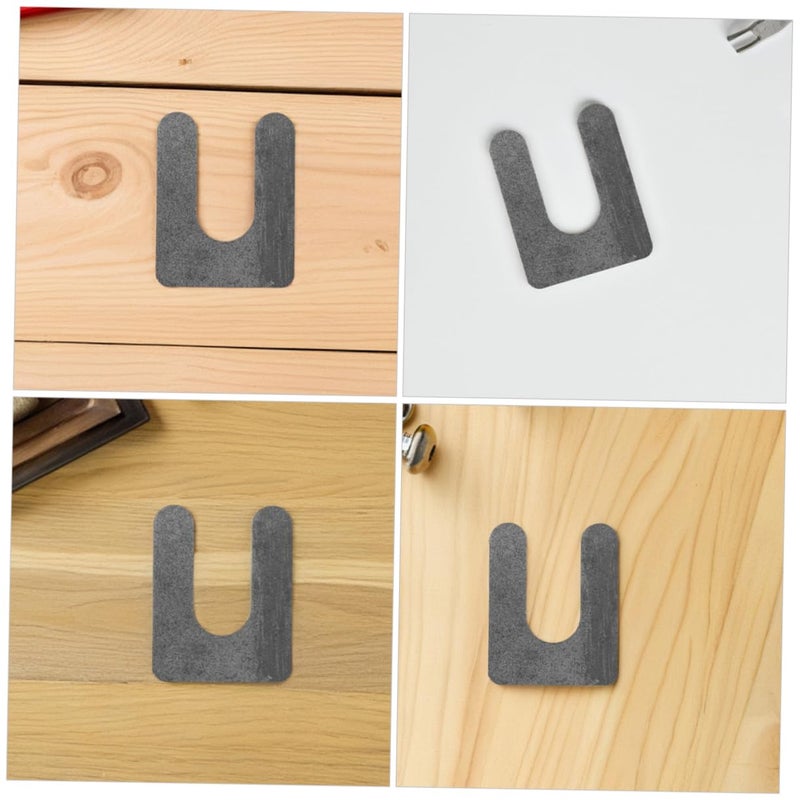 2Pcs Grey U Shaped Automotive Lift Shims Durable Leveling Pads for Hydraulic Column Adjustment - Image 4