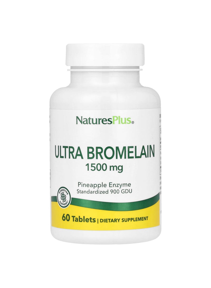 Ultra Bromelain, 1,500 mg, 60 Tablets