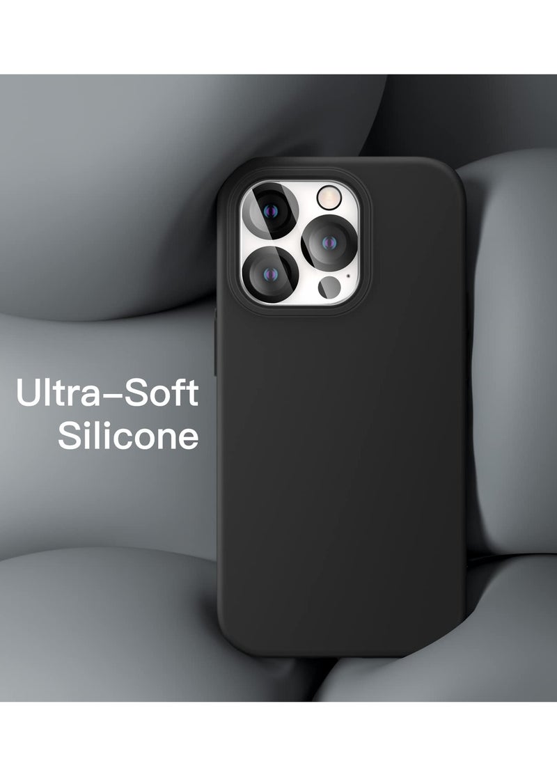 BORTONY iPhone 14 Pro Max Cover with 2 Pack Screen Protector + 2 Pack Camera Lens Protector Liquid Silicone Full Body Protection Shockproof Drop Protection Case 6.7 inches  - Image 5
