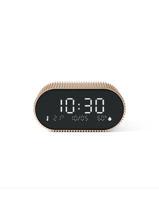 LEXON Ray LCD Digital Alarm Clock With Thermometer And Hygrometer - Image 2