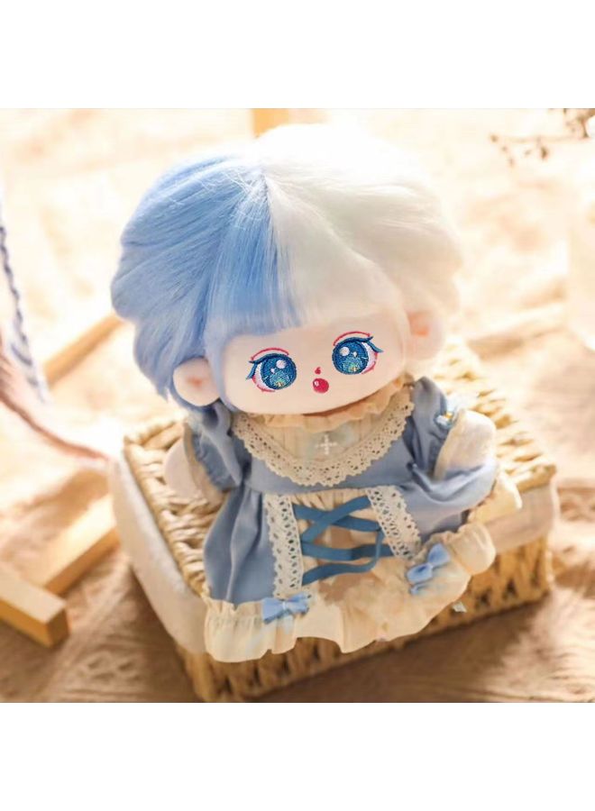 Genuine 20cm Cotton Doll Plush Cloth Toy Doll Dress-up Doll For Girls And Children Girlfriends Gift-Specification:Boneless Naked Baby 【1 Random Skirt + Blush + Four-piece Dressing Set】-Color:Galaxy - Image 3