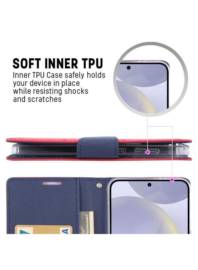 جوسبيري جراب لهاتف Samsung Galaxy S24+ 5G من الجلد الفاخر بتصميم متقاطع - Image 5