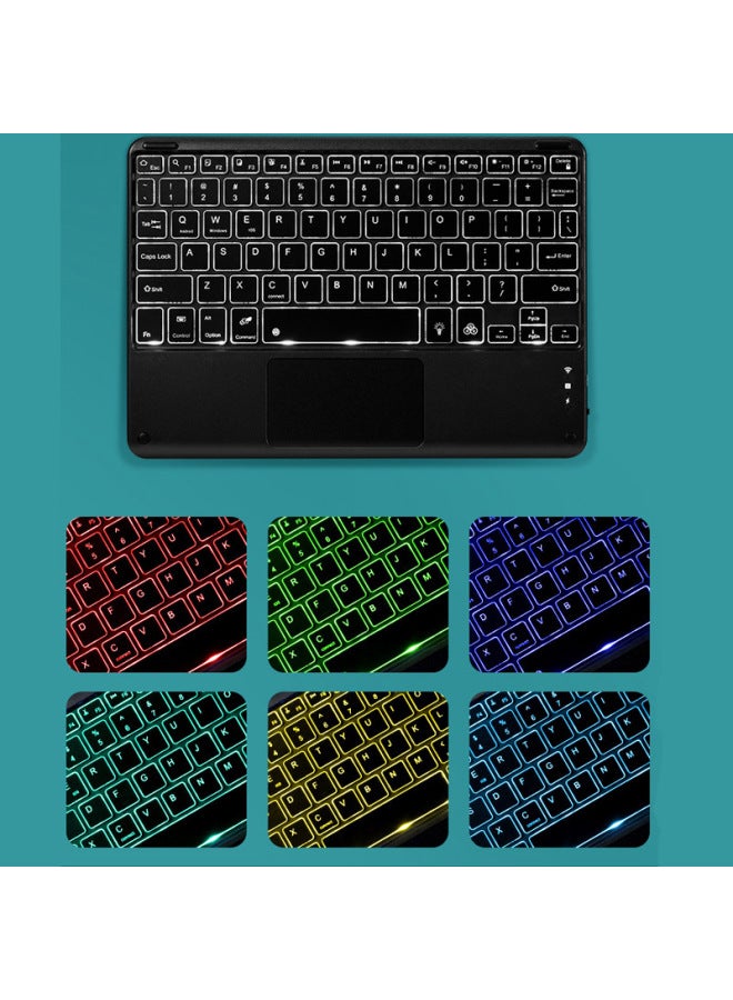 For Huawei Honor 8V9 Tablet Bluetooth Keyboard Protective Case Air12.1 Magnetic Leather Case Touch Backlight-Color:d Clothing Purple Bluetooth Keyboard-Product Type:Huawei Matepad 11.5/air11.5 General 2023 - Image 3