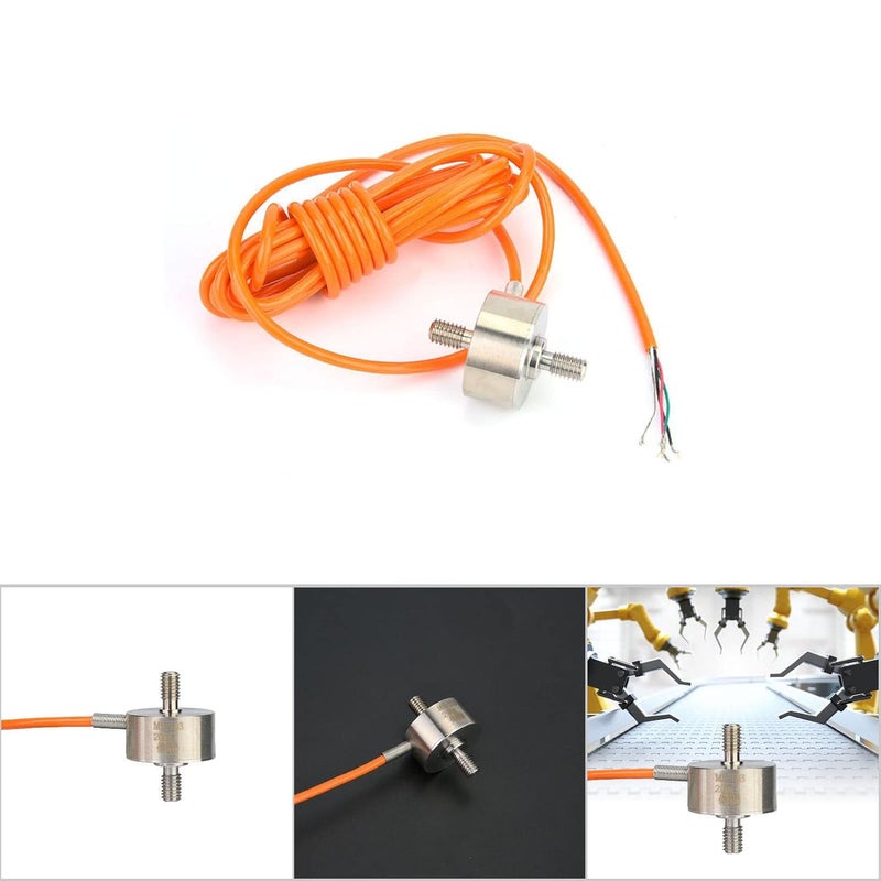 HEEPDD Weighing Sensor Pull Rod, Micro Load Cell Pressure Tension Sensor for Injection Assembly Testing 0 to 68°F 0 to 20kg Range Weighing Pull Rod, Stainless Steel Nan (Measuring Range 0~20kg) - Image 4