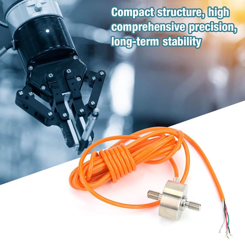 HEEPDD Weighing Sensor Pull Rod, Micro Load Cell Pressure Tension Sensor for Injection Assembly Testing 0 to 68°F 0 to 20kg Range Weighing Pull Rod, Stainless Steel Nan (Measuring Range 0~20kg) - Image 2