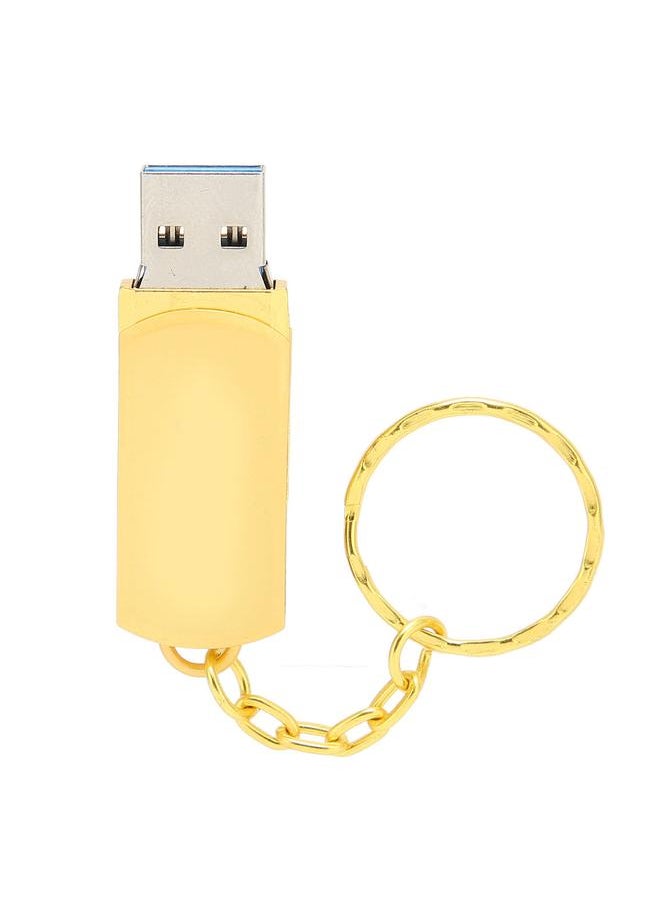 Thoraya usb3.0 + tpye-C mobile phone computer dual-use USB flash drive with keychain USB3.0 flash memory stick high speed flash drive flash drive thumb drive 16GB gold  - Image 5