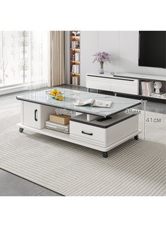 NKX Multifunctional Modern Living Room Coffee Table With Drawer  - Image 1