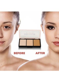 Chubs Born To Glow Highlighter And Illuminater Palette) Rose Gold)Multipurpose  - Image 4