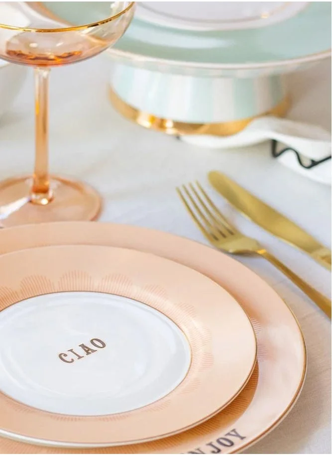 ايفون الين Yvonne Ellen 4 Piece Slogan Side Plates