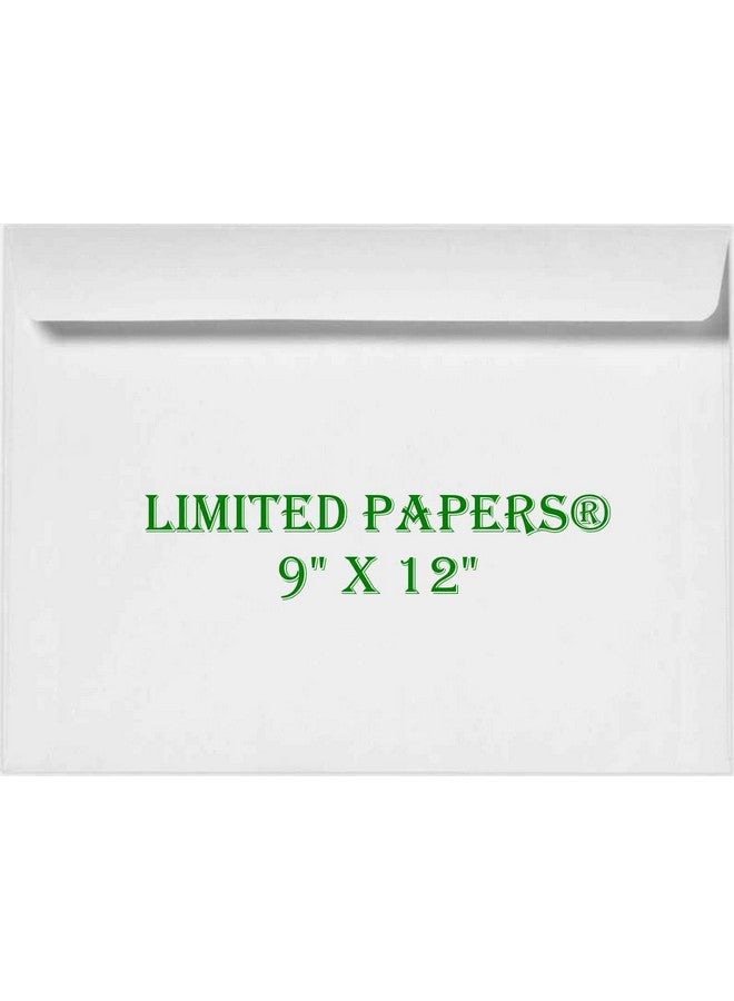 Office Express 9 X 12 Booklet Envelope Open Side 28 White (9 X 12) Large Envelope Series (Jumbo) (250) - Image 1