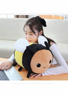 KASTWAVE Bee Plush Toy Super Soft Bee Plush Doll Kawaii Honeybee Plush Pillow Cushion Animal Stuffed Plush Doll Halloween Birthday Gift for Kids Boys Girls 30cm  - Image 5