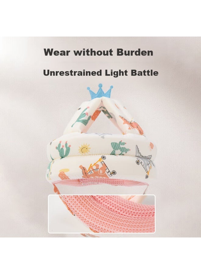 Bao Shi Bao Anti-fall Baby Head Protection Helmet Toddler Crash-proof Cap Baby Head Protection Helmet Anti-fall Artifact Lightweight Breathable Style - Image 5